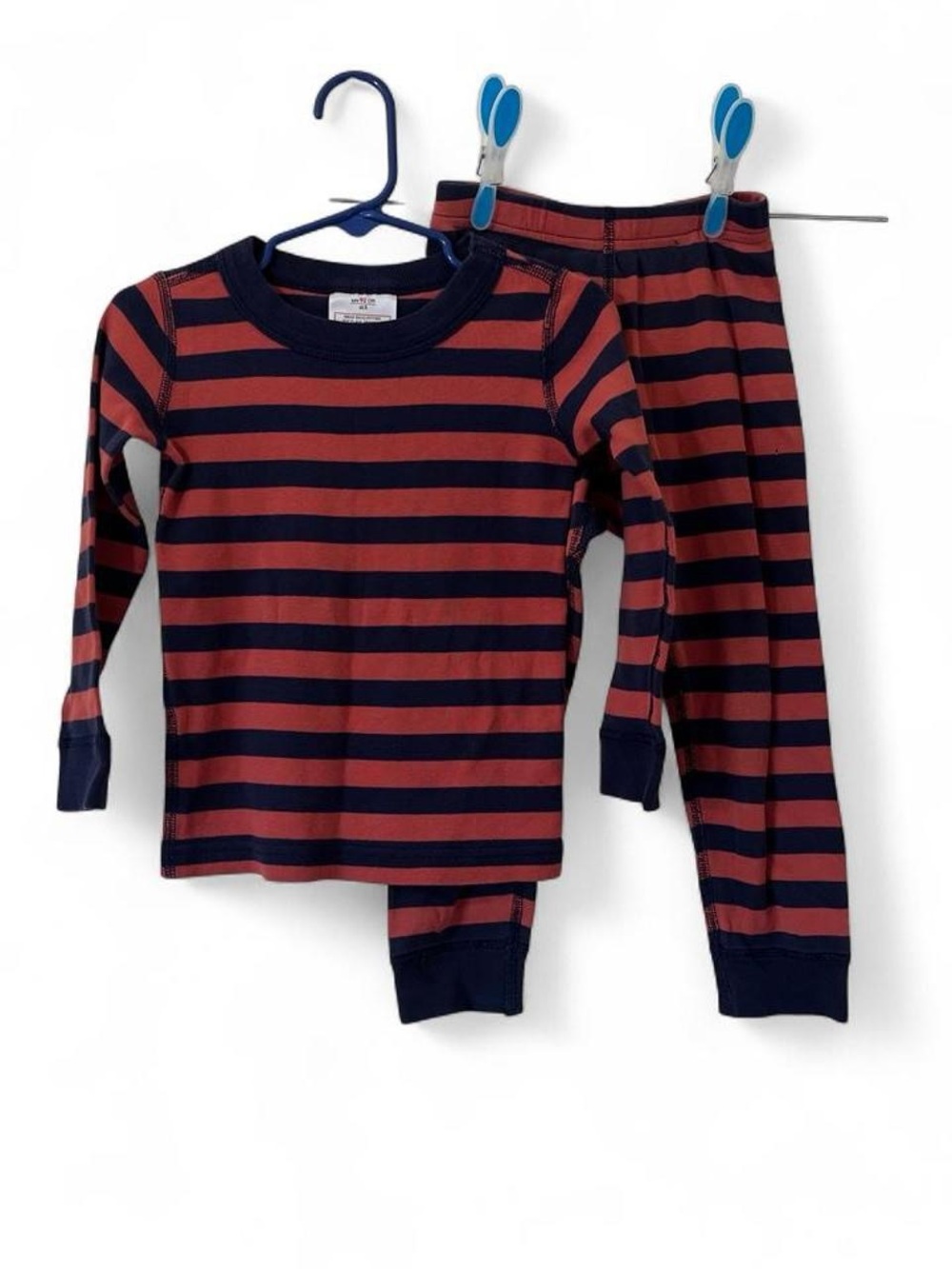 Toddler Boy 3T Hanna Andersson 2 Piece Pajama Set Long Sleeve Pants Pj’s Stripes